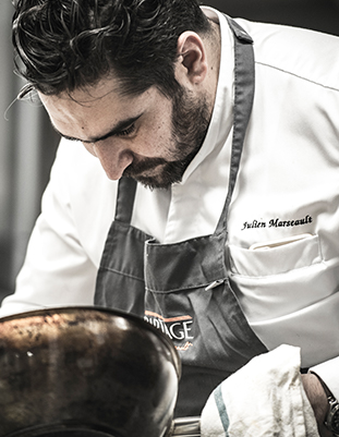 Restaurant Partage - Préparation du chef